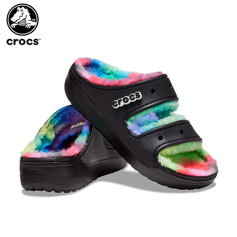 クラシック コージー スプレー ダイ サンダル(classic crocs spray dye sandal) メンズ/レディース/男性用/女性用/サンダル/シューズ/ボア/秋冬