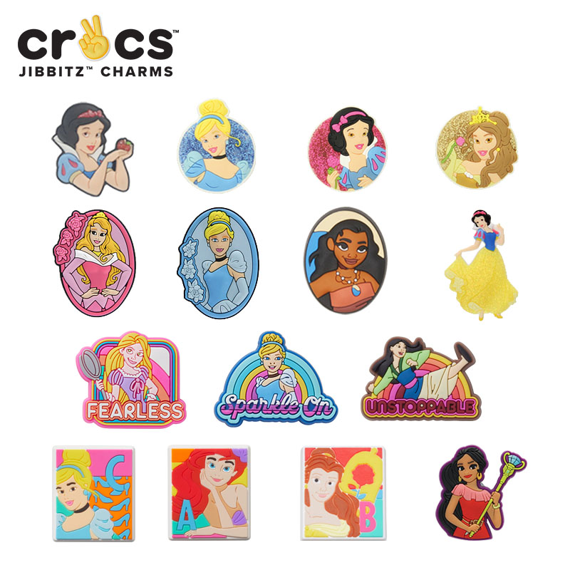 ジビッツ Jibbitz ディズニー プリンセス Disney Princess 白雪姫 シンデレラ アリエル 他 Red C A 2 Jbc Disney Princess Crohas クロハス 通販 Yahoo ショッピング