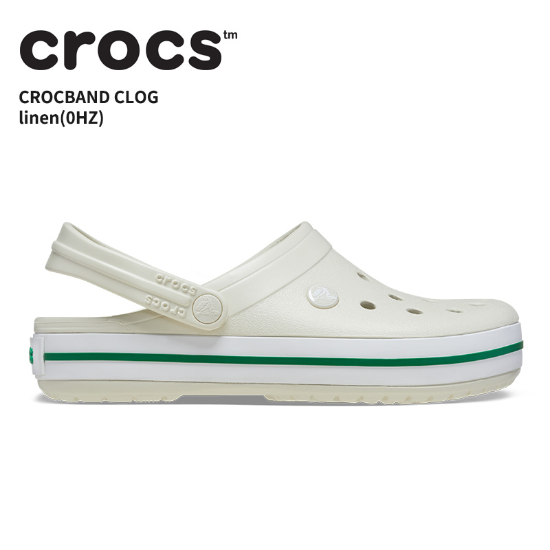 クロックス サンダル CROCS クロックバンド クロッグ リネン(0HZ) crocband clog メンズ レディース男女兼用