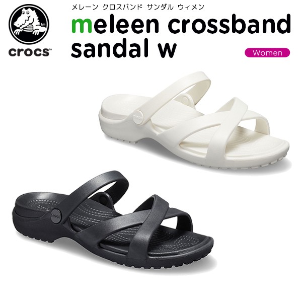 crocs meleen crossband sandal