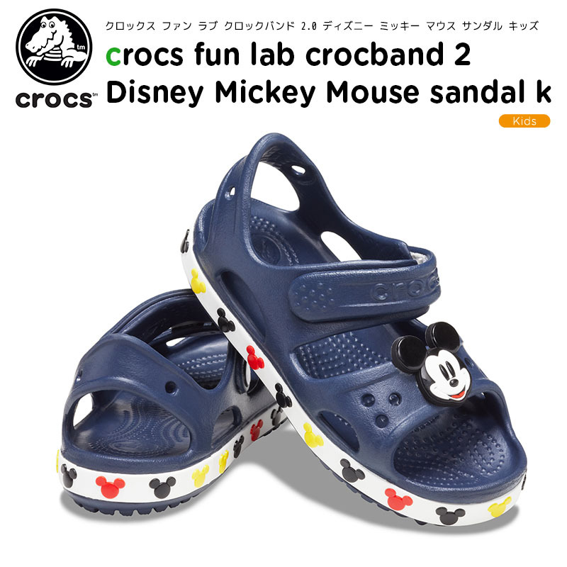 mickey crocs sandals