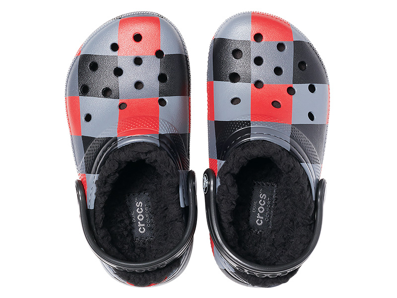crocs（クロックス） キッズ サンダル クラシック ラインド プラッド