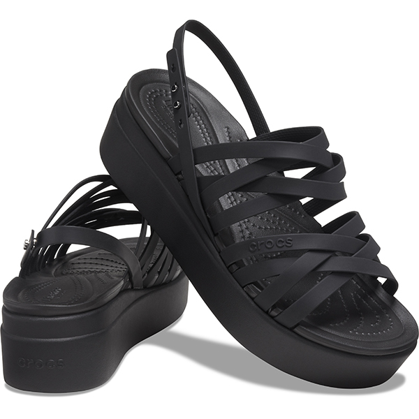 クロックス crocs クロックス ブルックリン ストラッピー ロウ ウェッジ ウィメン brooklyn strappy low wedge w  レディース 女性 サンダル 厚底 : 206751 : crohas(クロハス) - 通販 - Yahoo!ショッピング