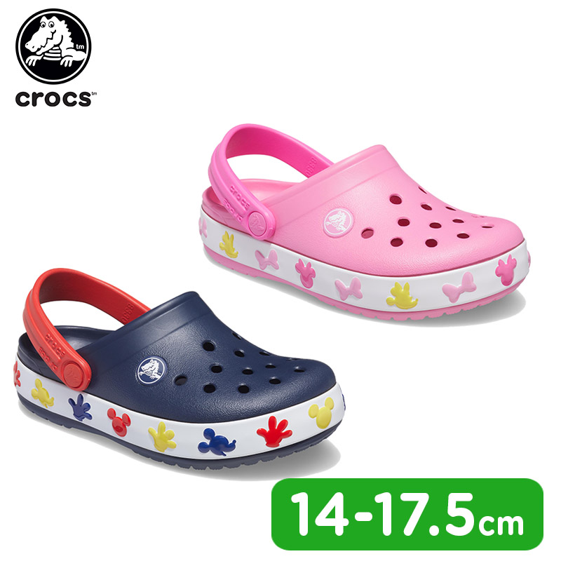 クロックス crocs ファン ラブ ディズニー ミッキー ライツ クロッグ トドラー fun lab Disney Mickey lights  clog t サンダル 光るシューズ 子供 207077[C/A]