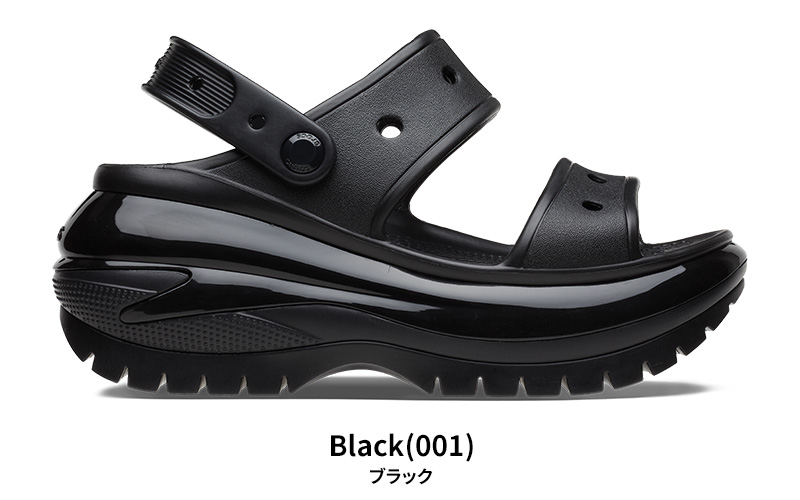 Crocs メカクラッシュサンタル CR207989 WHI クロックス crocs 207989 クラシック メガクラッシュ サンダル