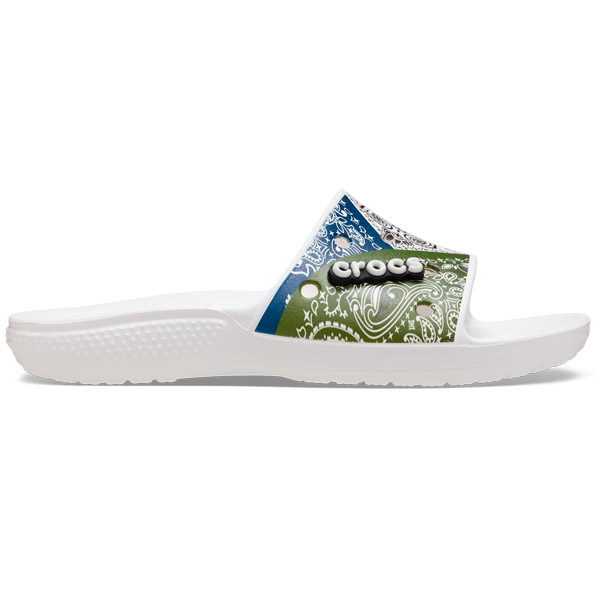 クロックス crocs クラシック クロックス バンダナ スライド classic crocs bandana slide メンズ レディース 男性用  女性用 サンダル シューズ[C/B] :208064:crohas(クロハス) - 通販 - Yahoo!ショッピング