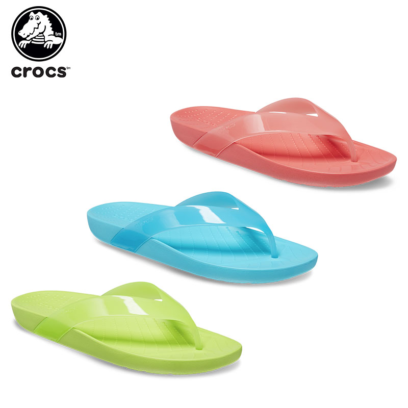 クロックス crocs クロックス スプラッシュ グロッシー フリップ crocs 