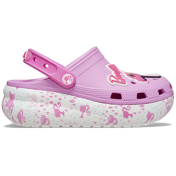 クロックス crocs バービー キューティー クラッシュ クロッグ キッズ Barbie cutie crush clog k キッズ サンダル  シューズ 子供用 厚底[C/A]