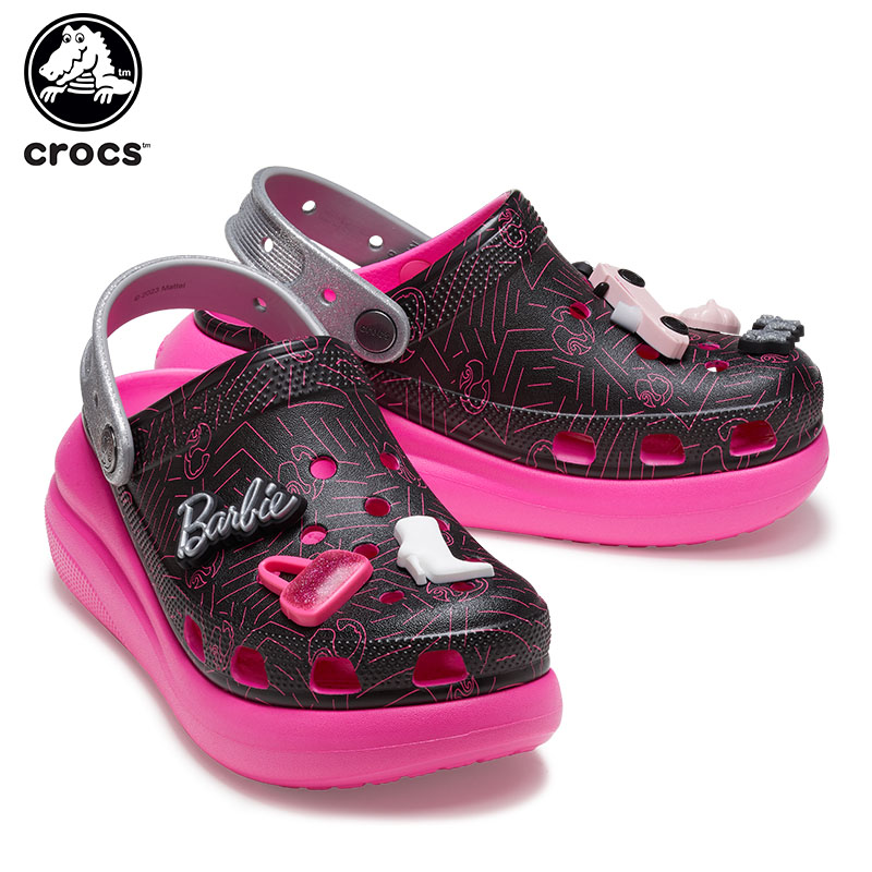 クロックス crocs バービー クラッシュ クロッグ Barbie crush clog メンズ レディース男性用 女性用 厚底 サンダル  シューズ[C B]