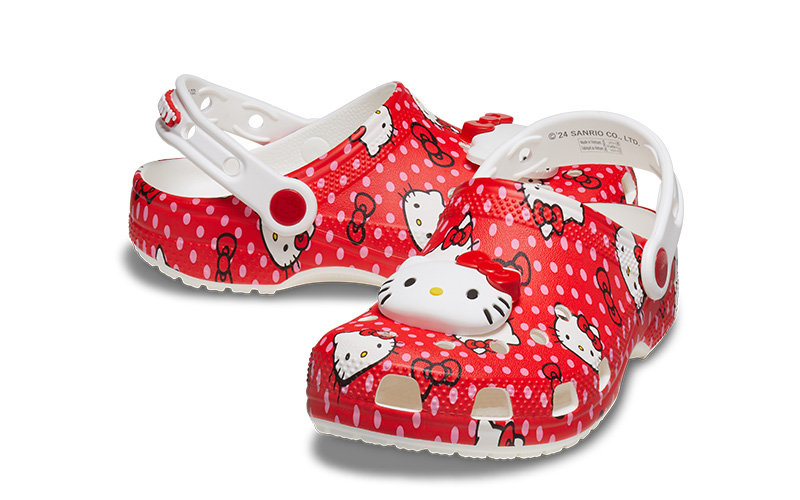 【公式】クロックス サンダル ハローキティ24cm crocs（クロックス） キッズ サンダル CROCSハローキティ レッド