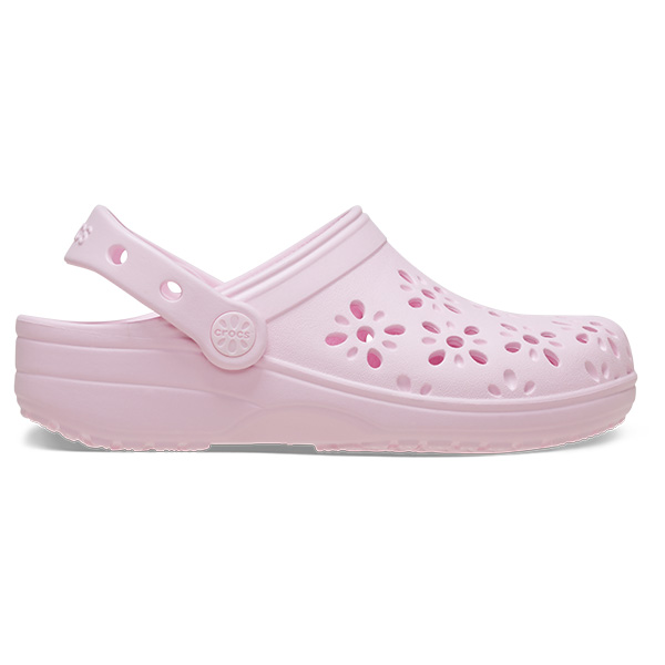 クロックス キッズ CROCS サンダル シューズ クラシック フローラル カット アウト クロッグ K 子供用 ガール サボ 花柄 210943[C] | crocs | 02