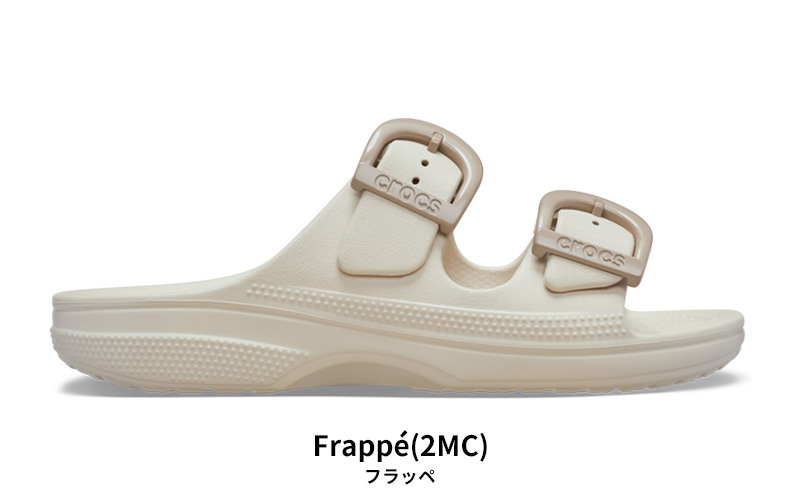 【未使用】 クロックス サンダルレイ2.0 2ストラップ グレー 廃盤 21cm crocs（クロックス） [B]クロックス レディース サンダル サタデー