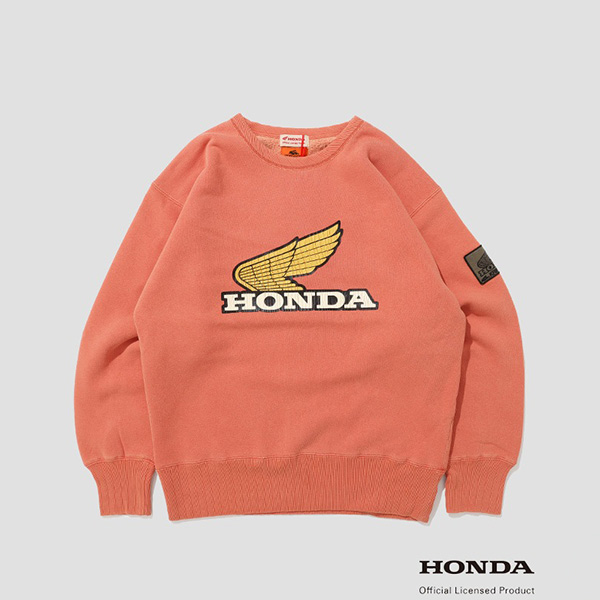 クリフメイヤー HONDAコラボ トレーナー KRIFF MAYER HONDAコラボクルー(WING) スウェット 長袖 ホンダ 2527204 KRIFF MAYER（クリフメイヤー） HONDAコラボ トレーナー KRIFF MAYER