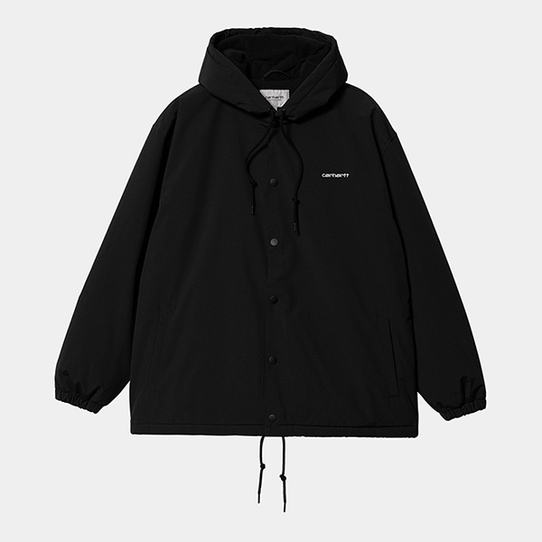 Carhartt コーチジャケット ブラック 中古・古着通販】CarHartt (カーハート) コーチジャケット
