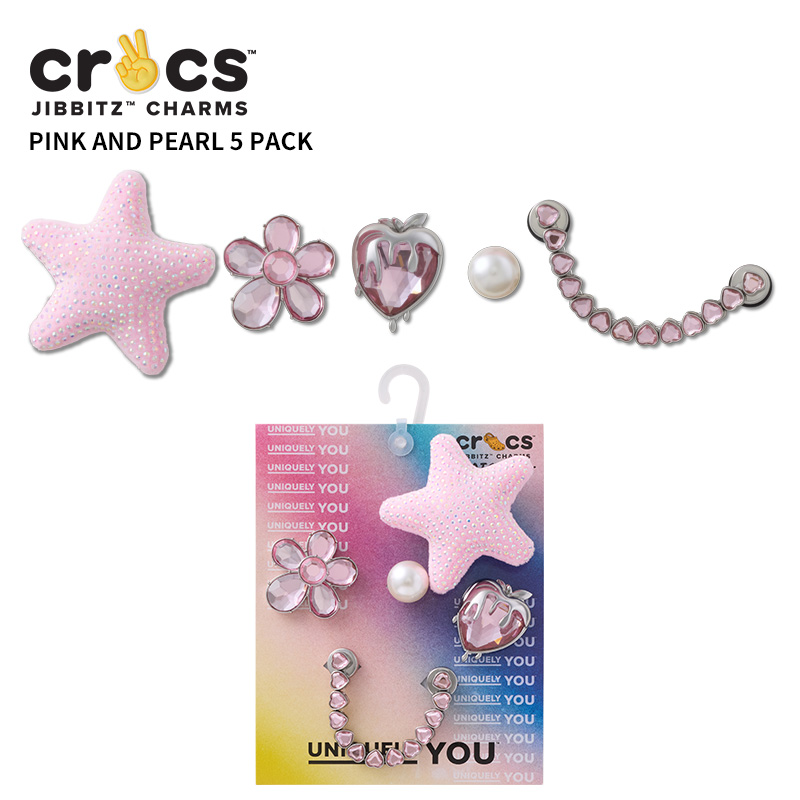 ジビッツ クロックス CROCS jibbitz シューズアクセサリー ピンク