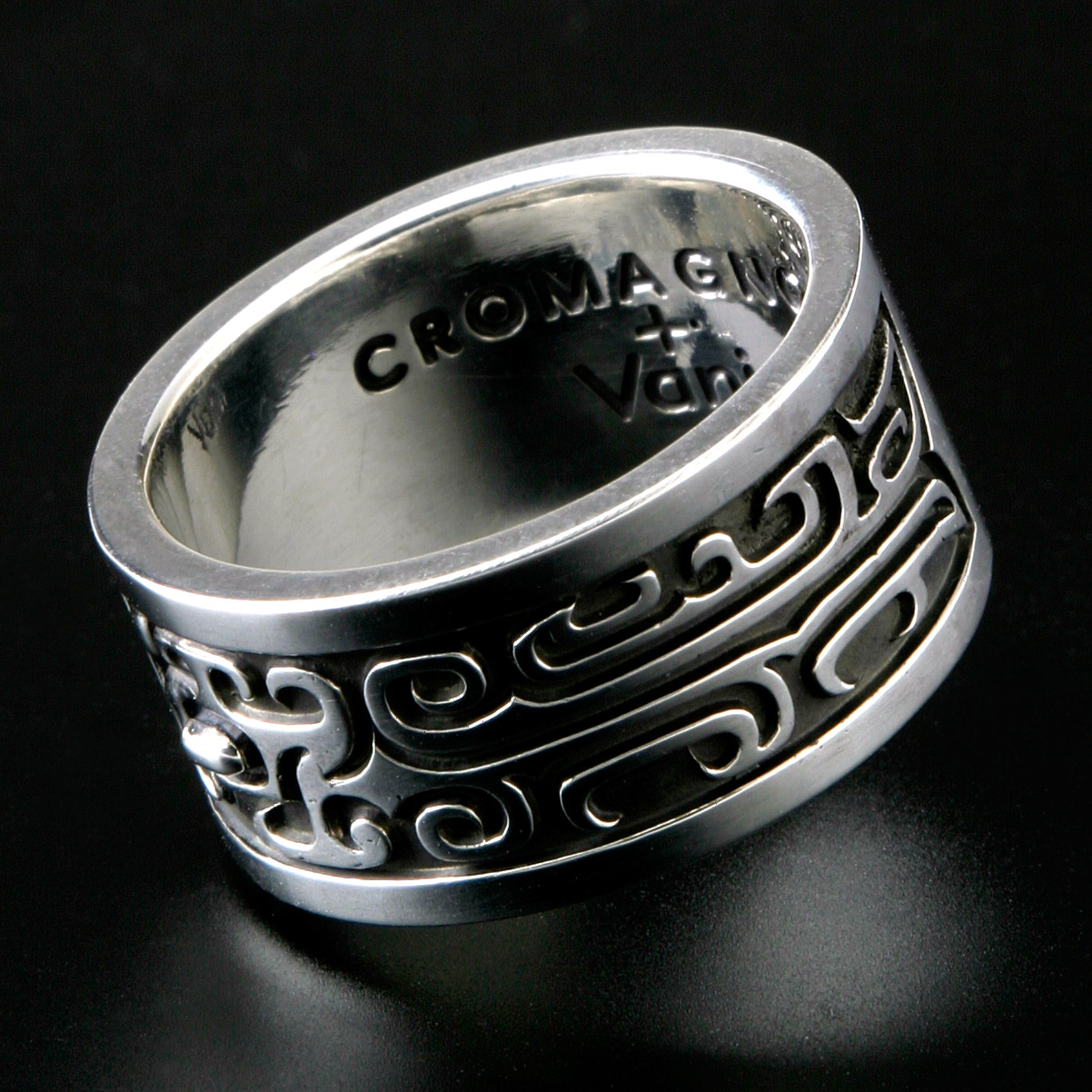 クロマニヨン 古代 龍 スターリング シルバー リング 9号〜29号 指輪