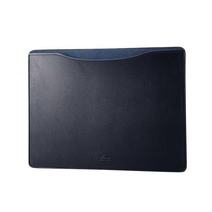 エレコム MacBook Pro / Air 13インチ 13.6インチ ( M2 2022 M1 2020 2019 2018 ) 用 パソコン ケース カバー ソフトレザー スリム ブラック キャメル ネイビー｜cross-road｜04