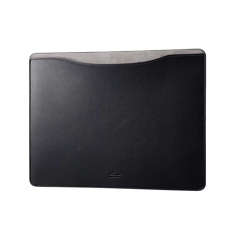 エレコム MacBook Pro 14インチ ( M1 2021 ) 用 パソコン ケース カバー ソフトレザー 内側起毛素材 スリム PCケース ブラック キャメル ネイビー｜cross-road｜02