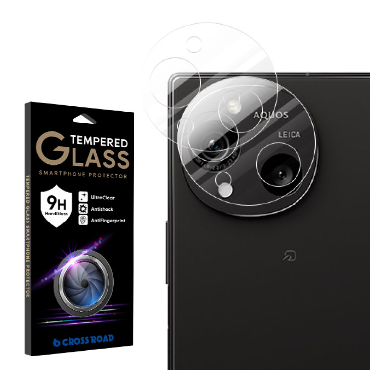 AQUOS 2枚 組 セット カメラ ガラス フィルム R10 wish5 sense9