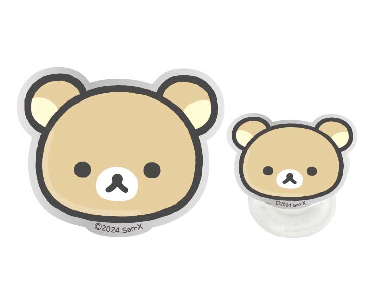 gourmandise リラックマ スマホ グリップトック POCOPOCO gourmandise リラックマ スマホ グリップトック POCOPOCO