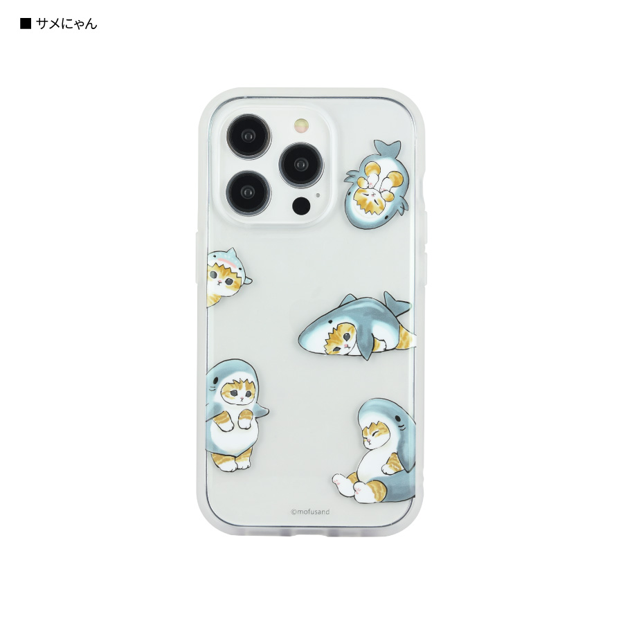 mofusand iPhone14Pro iPhone13Pro ケース サメにゃん 猫 ねこ