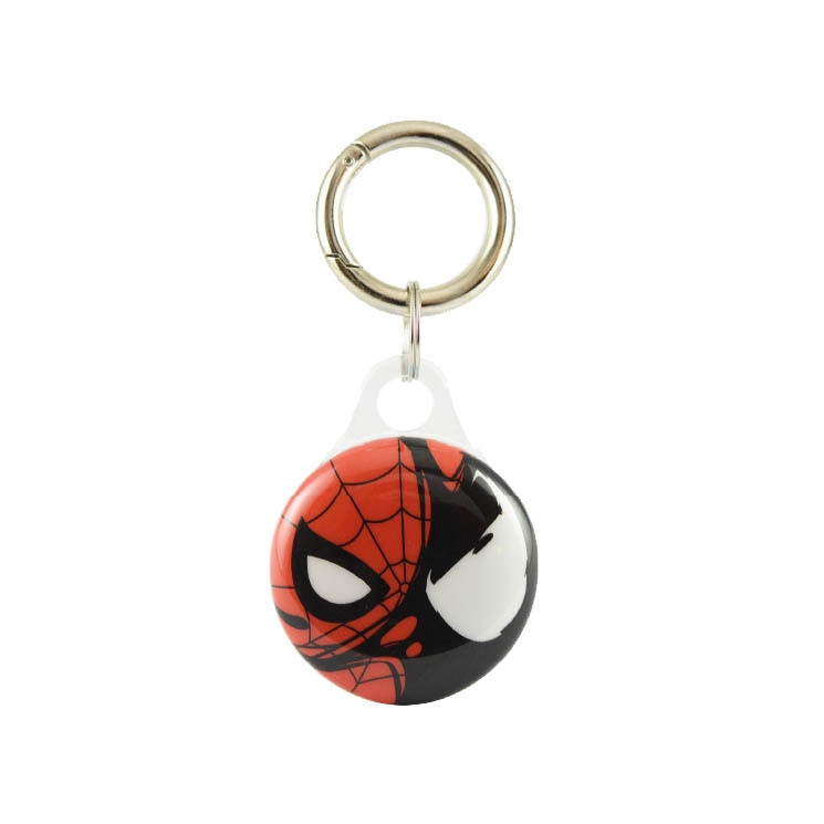 スパイダーマン　air tag ケース gourmandise AirTag ケース MARVEL ロゴ スパイダーマン