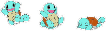 gourmandise（グルマンディーズ） ポケモン ステッカー シール