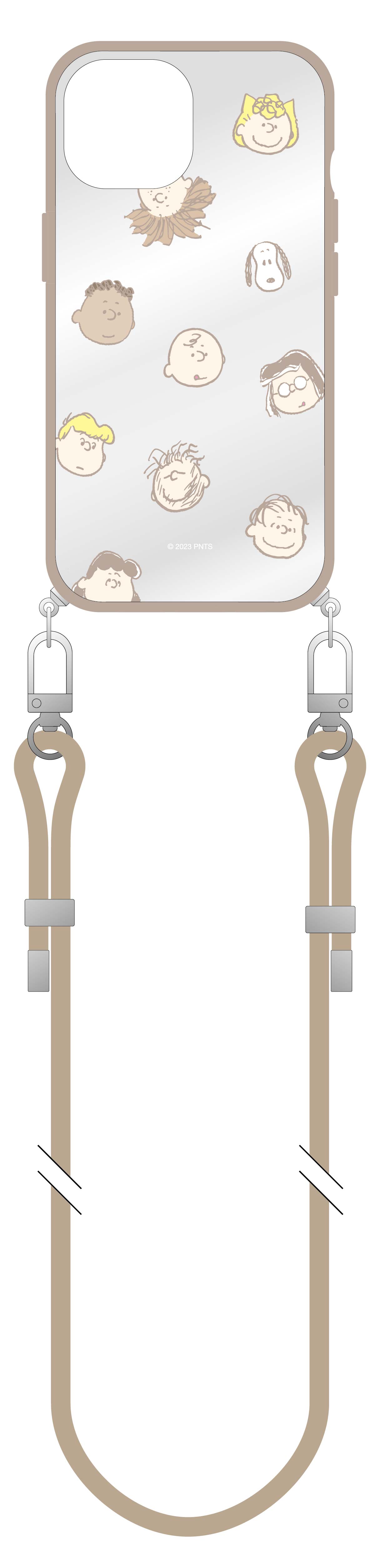 gourmandise（グルマンディーズ） スヌーピー iPhone15Pro ケース