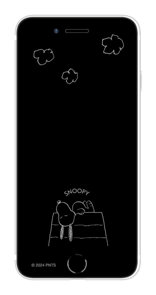 スヌーピー iPhone SE3 SE2 フィルム ガラス スクリーン プロテクター キャラクター グッズ ピーナッツ ドッグハウス｜cross-road｜02