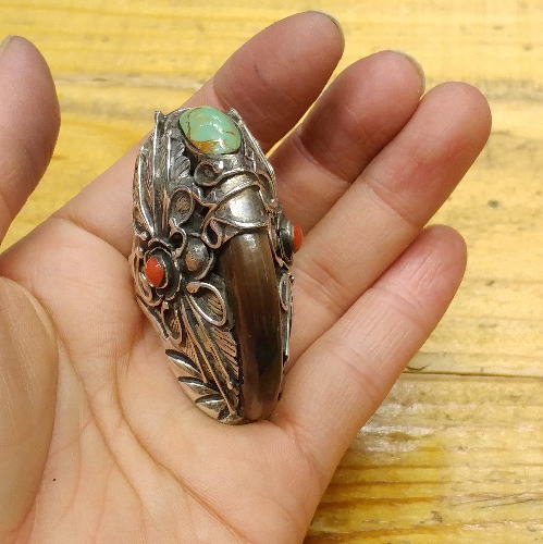 トーマス 熊爪 ヒグマ ターコイズ 925 950 sterling トーマス 熊爪 ヒグマ ターコイズ 925 950 sterling トーマス 熊爪