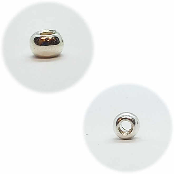 Mサイズ無垢ビーズ 1個から購入OK シルバービーズ 玉/ゴローズカスタム