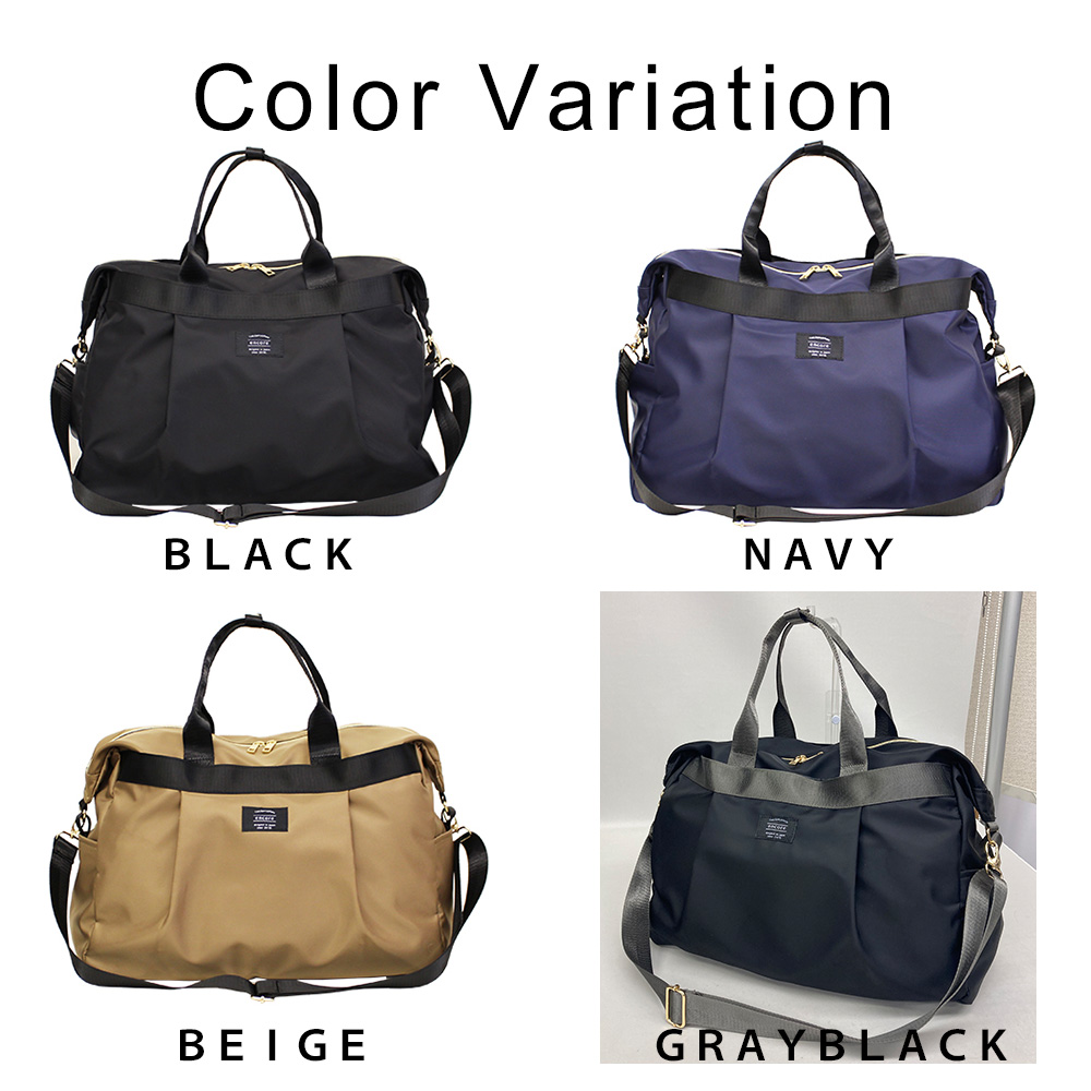 良品✨COACH ボストンバッグ ナイロン×レザー 大容量 ベージュ 1000094757667-11.jpg