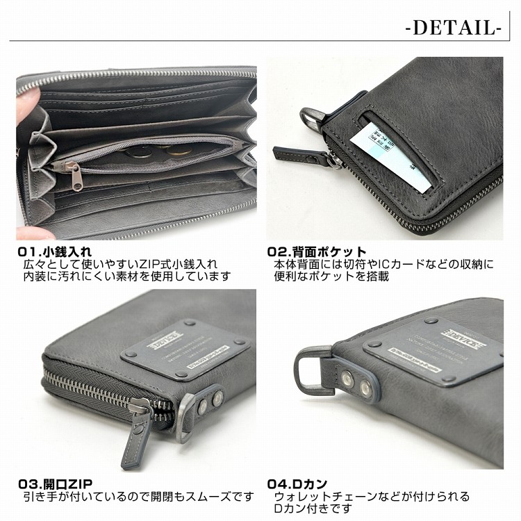 財布 折財布 二つ折 折り財布 L字ファスナー レディース