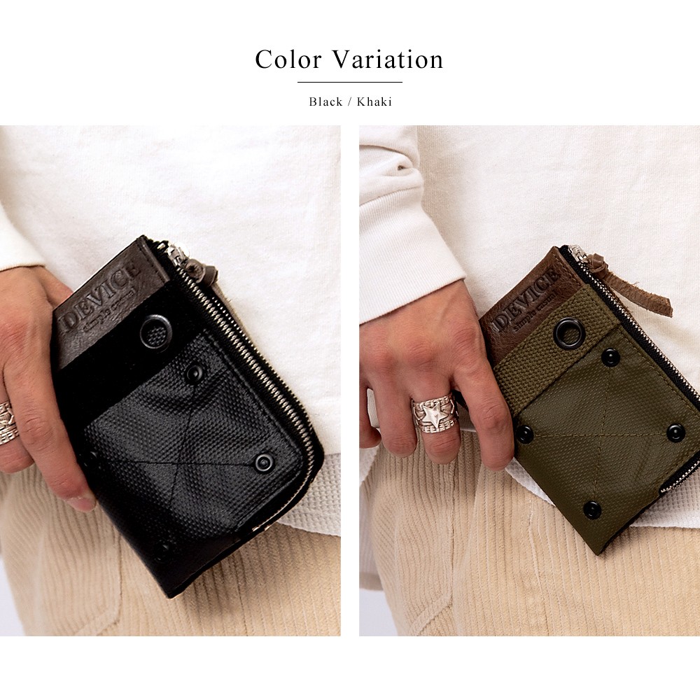 DEVICE（デバイス） 財布 二つ折り財布 ウォレット ナイロン メンズ