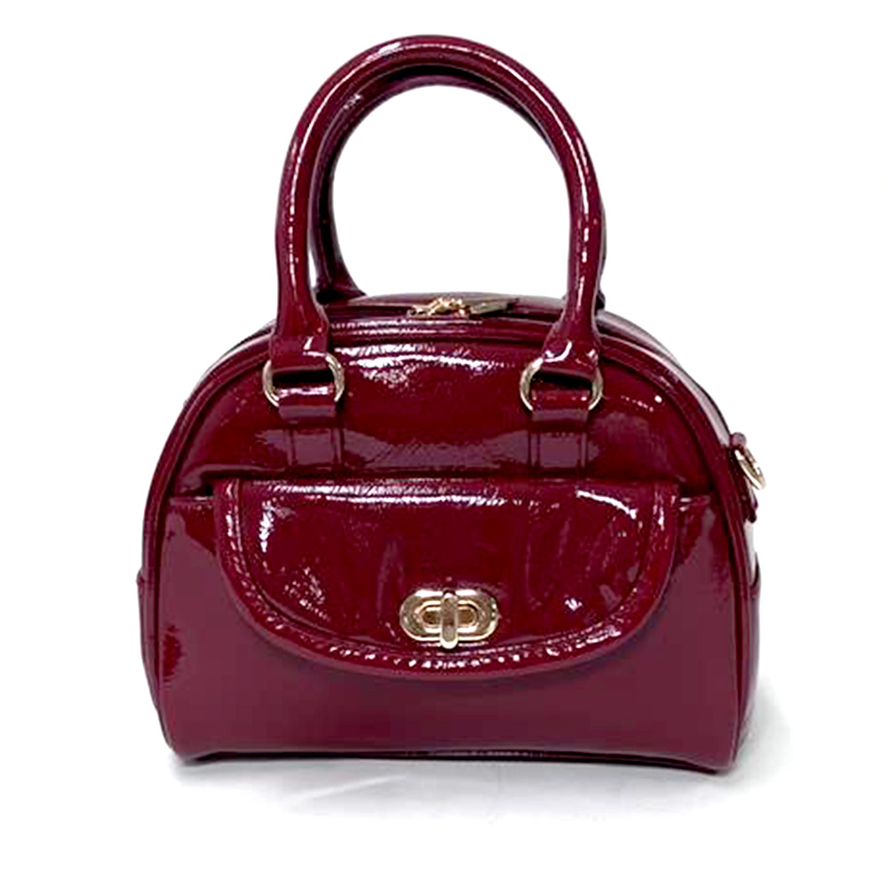 ショルダーバッグ レディース エナメル 2way ハンドバッグ ミニバッグ