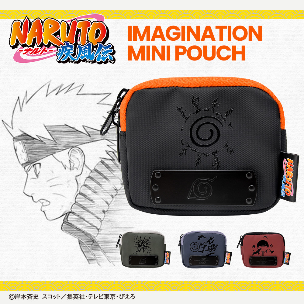 マルチポーチ ポーチ ミニバッグ メンズ 小物入れ クライミングマルチケース スマホ ブランド ミニポーチ NARUTO 疾風伝 ナルト