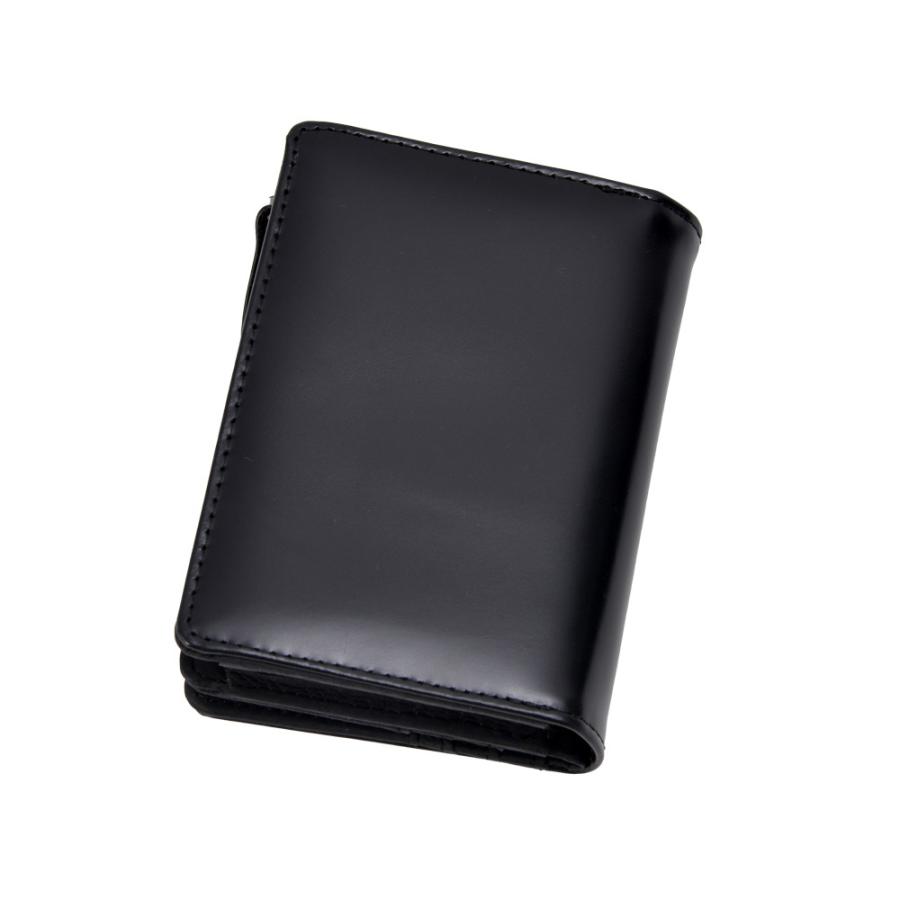 折り財布 ブラック ウォレット コンパクト シンプル 二つ折り 新生活 通販