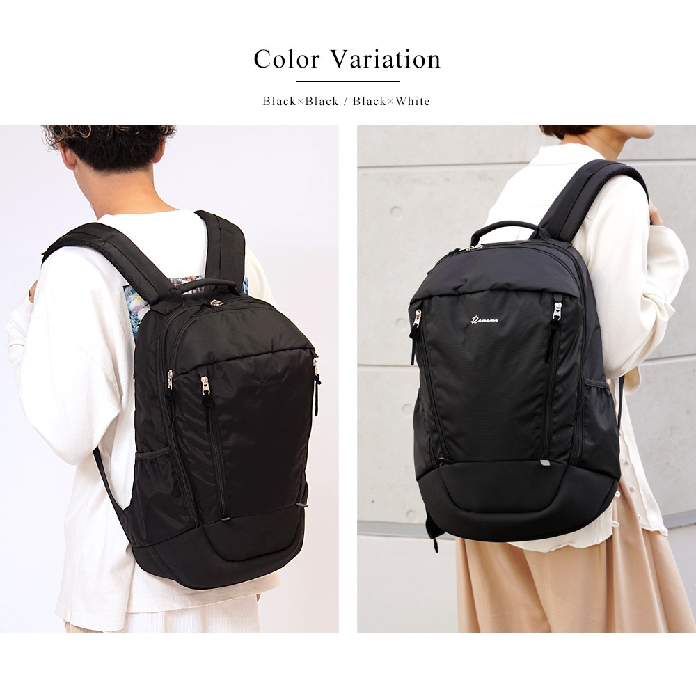 VONDSボンズリュックサックナップザック黒バックパックデイパック大人ランドセル デバイス DEVICE ウォッシュ デニム ナップザック ボディバッグ