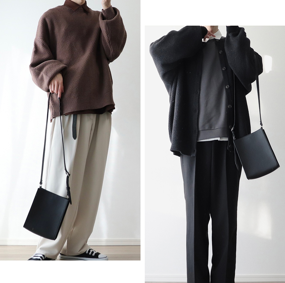 Rename ビッグスクエア ショルダーバッグ 