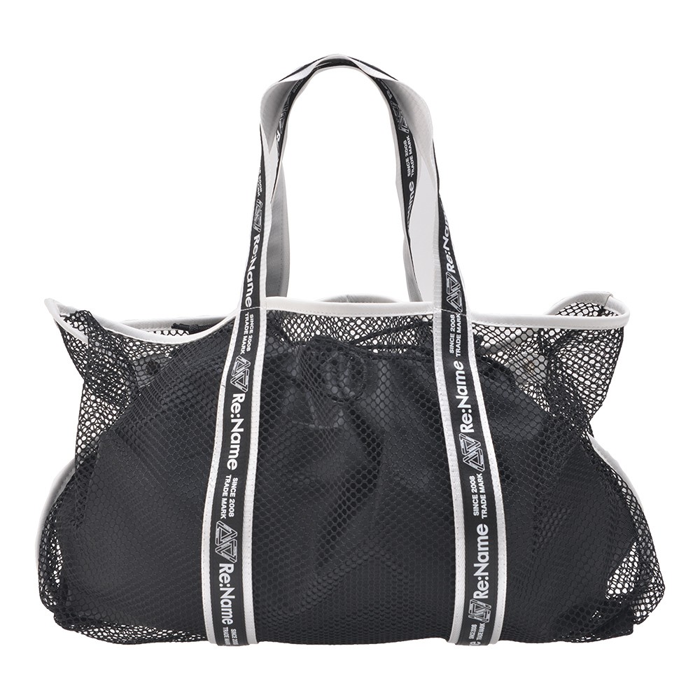 トートバッグ トート レディース メンズ バック かばん メッシュ ナイロン 軽量 おしゃれ 大容量 ブランド Rename ブラック 黒 新生活 |  | 02