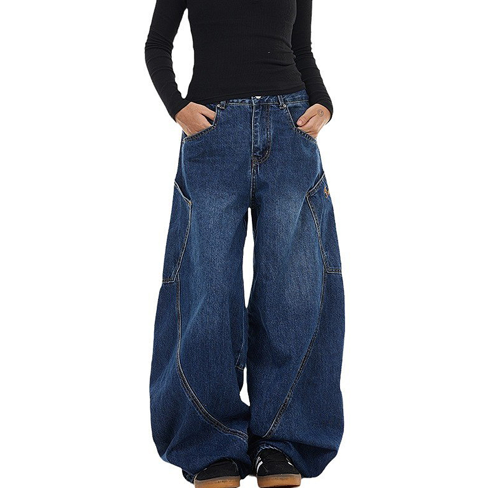 【唯一無二の存在感】１点物　1980sバーバリーズ　ワイドデニムバギーパンツ 唯一無二の存在感】1点物 1980sバーバリーズ ワイドデニム