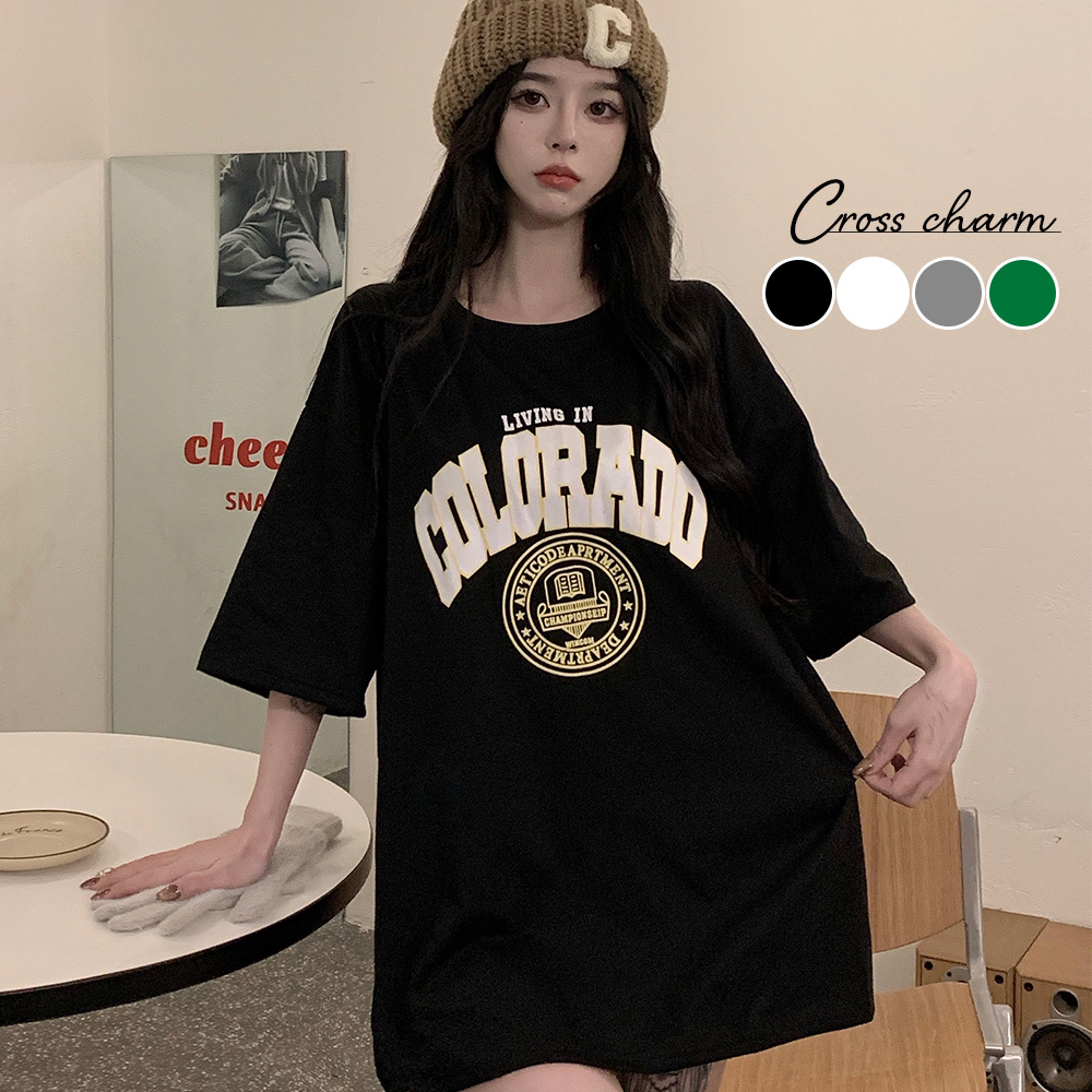 ICECREAM 半袖 Tシャツ チョコレート デカロゴ オーバーサイズ