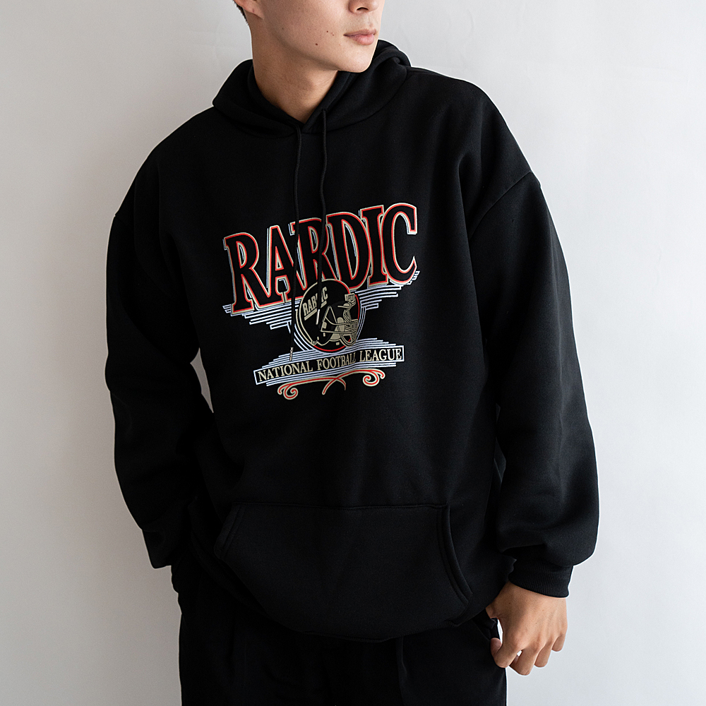 【AMIRI】袖ロゴ ヴィンテージ オーバーサイズ フーディ オーバーサイズ アメリカンヴィンテージストリート フーディー