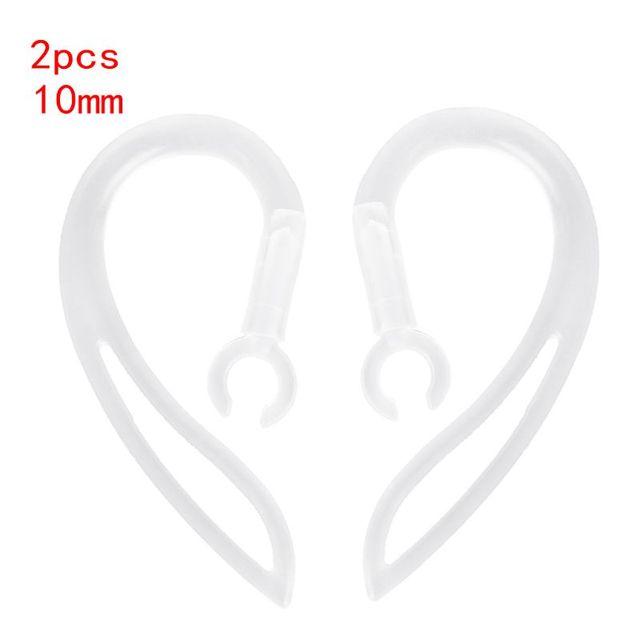 ランキング総合1位透明で柔らかいシリコン製の耳のフック,5 10mm イヤホン、ヘッドホン