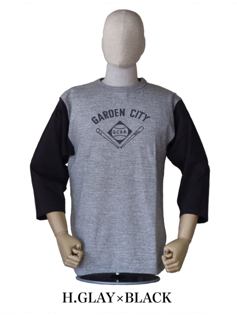 WAREHOUSE（ウエアハウス） Lot.4800 7分袖ベースボールTシャツ GARDEN