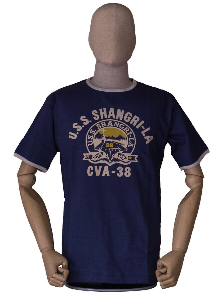 ウエアハウス WAREHOUSE 4059 WEST POINT リンガーTシャツ