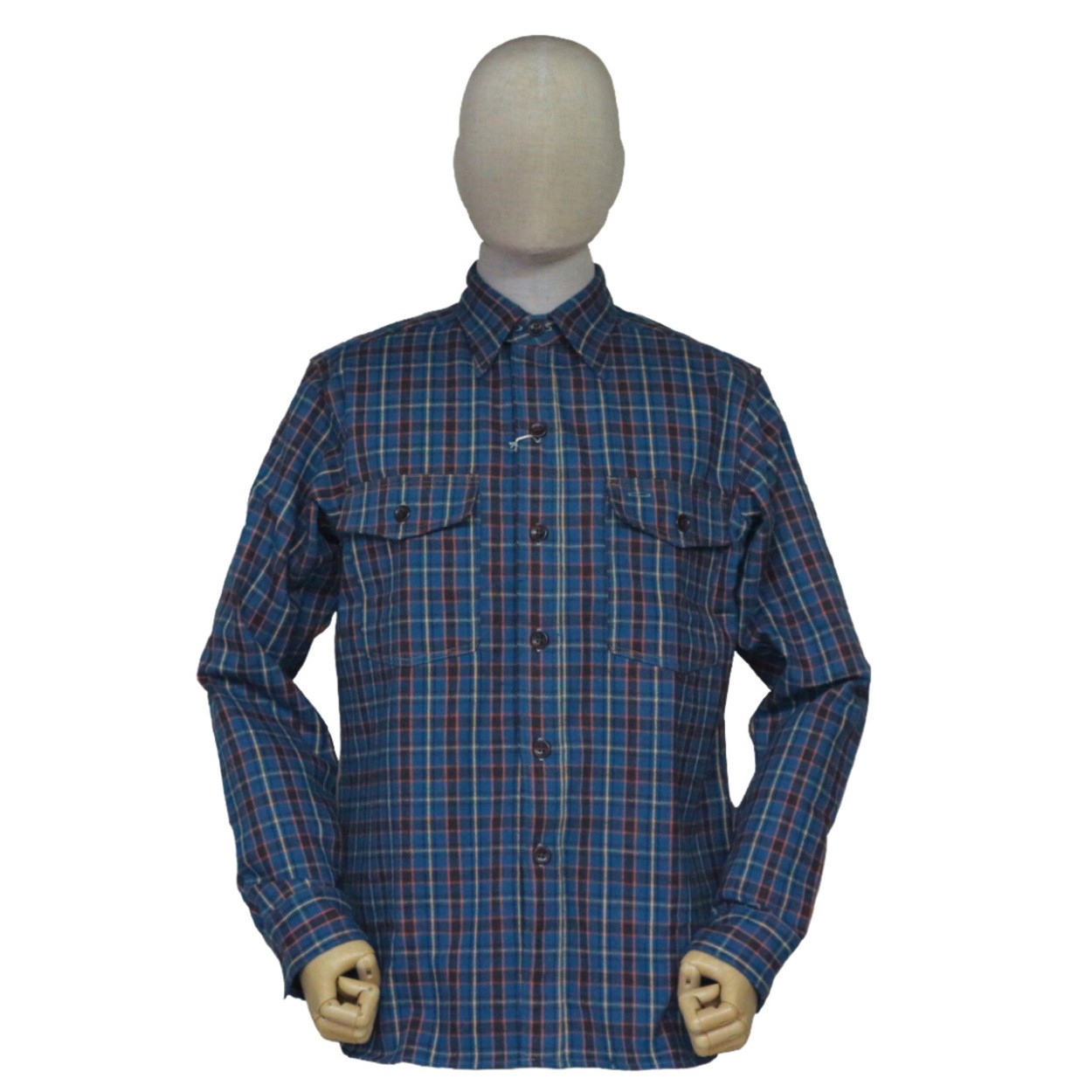 WAREHOUSE  Lot.3022 “FLANNEL SHIRTS WITH CHINSTRAP...