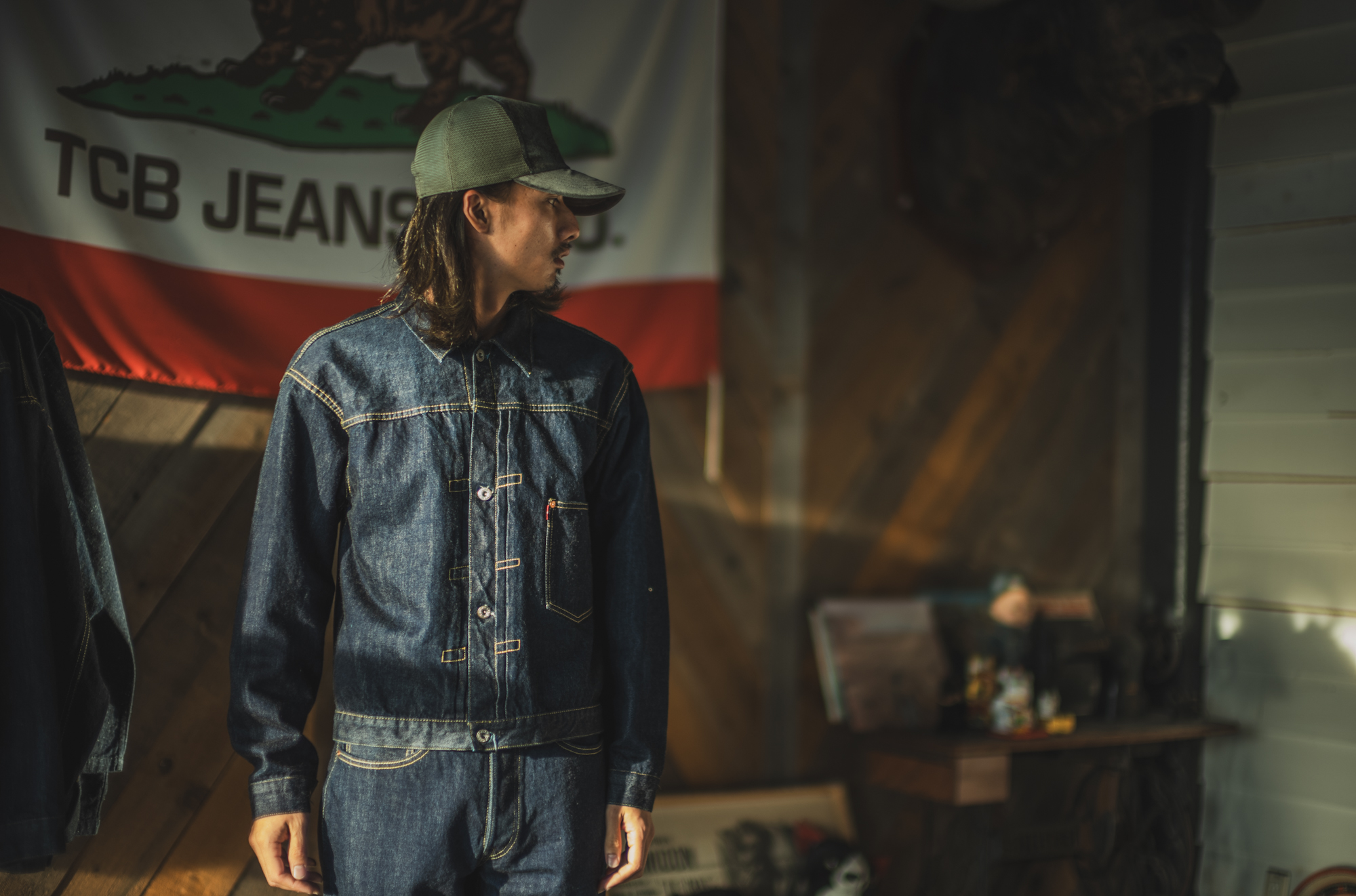 TCB jeans “Late S40's Jacket 13.5oz”(INDIGO TAB仕様) : crossover