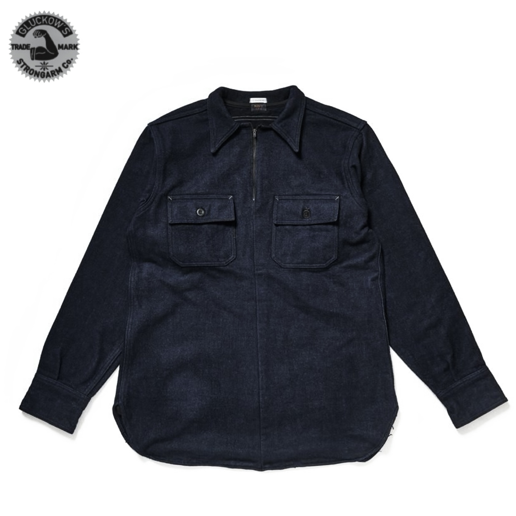 完売品 25AW John Gluckow warehouse JG-31 WAREHOUSE（ウエアハウス） JOHN GLUCKOW Lot.JG-39 “C.P.O. Half-zip