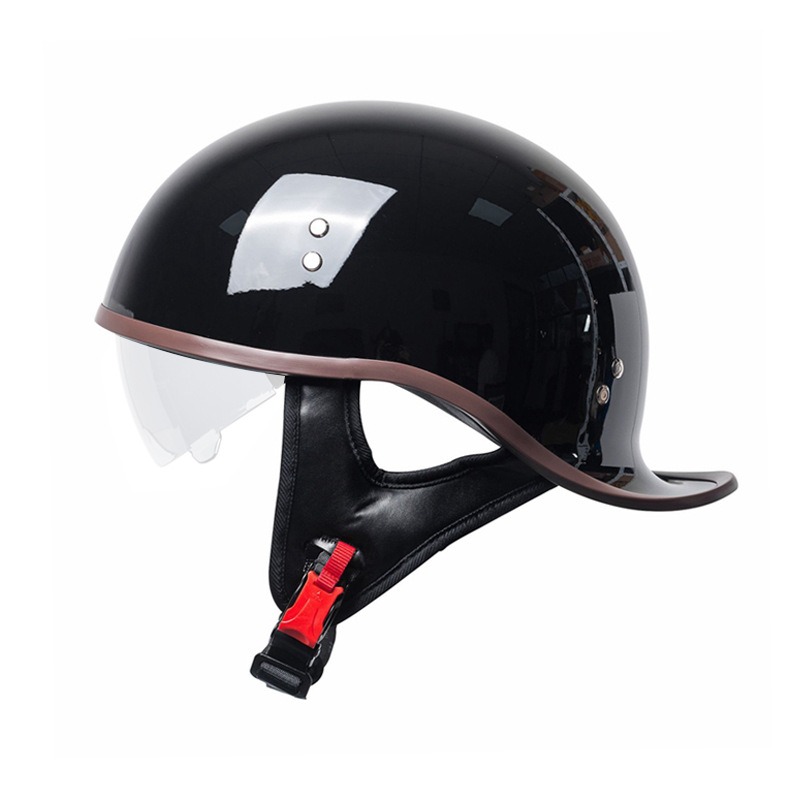 公道使用不可 装飾ヘルメット ヘルメット ハーフヘルメット ヴィンテージ 半キャップ 半帽 半ヘル 男女兼用 サングラス シールド可動 軽量 蒸れない ABS素材 |  | 08